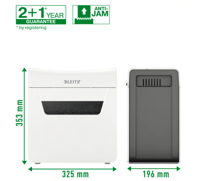 Papiervernietiger Leitz IQ Protect Premium 3M snippers 2x15mm