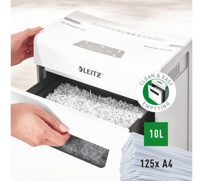Papiervernietiger Leitz IQ Protect Premium 3M snippers 2x15mm