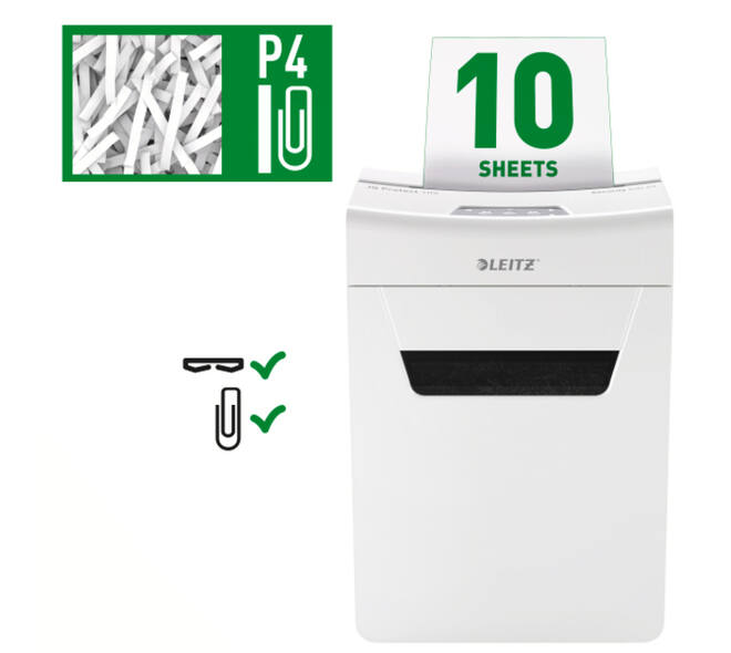 Papiervernietiger Leitz IQ Protect Premium 10X snippers 4x40mm
