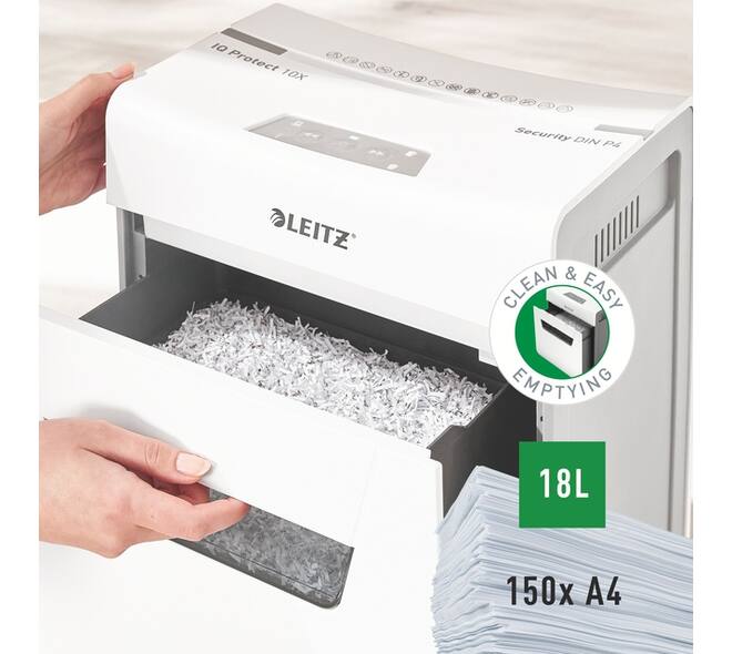 Papiervernietiger Leitz IQ Protect Premium 10X snippers 4x40mm