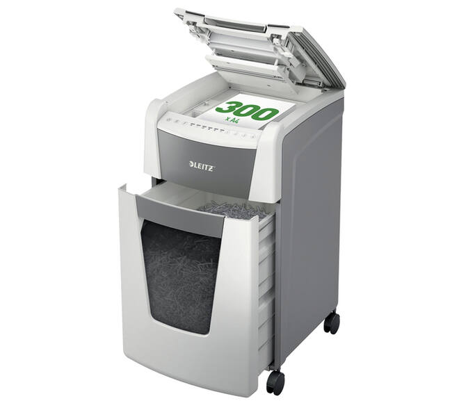 Papiervernietiger Leitz IQ Auto+ Office 300 P4 snippers 4x28mm