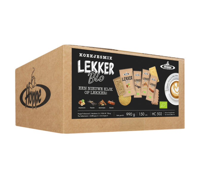 Koekjes Hoppe Lekker Bio koekjesmix 150 stuks