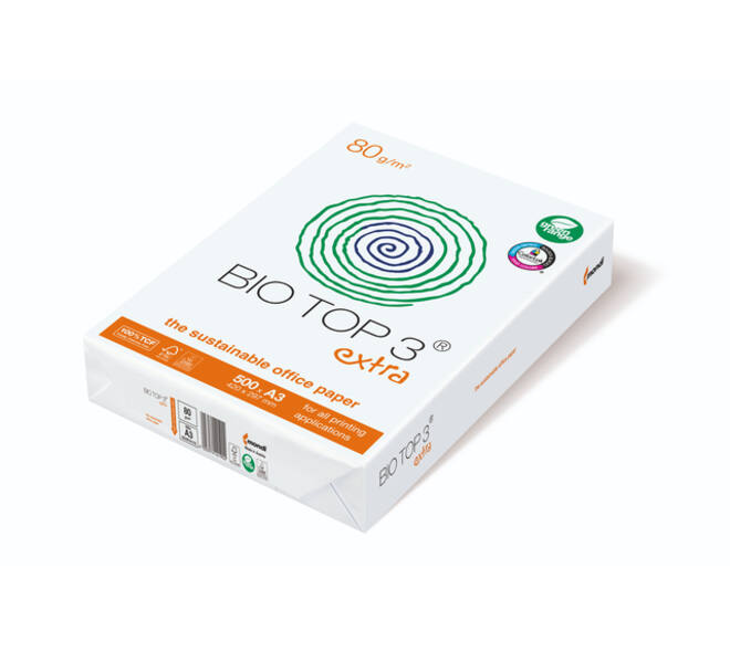 Kopieerpapier BioTop 3 A3 80gr naturel 500 vel