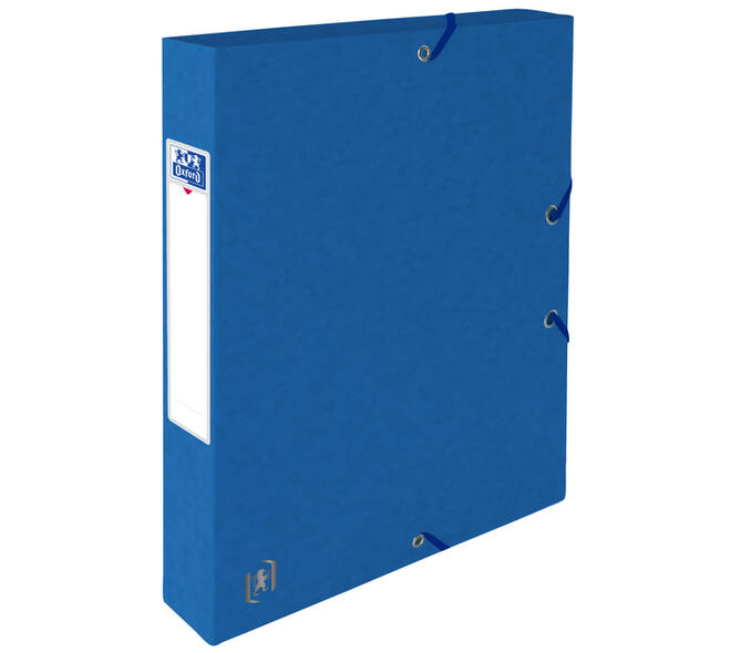 Elastobox Oxford Top File+ A4 40mm blauw