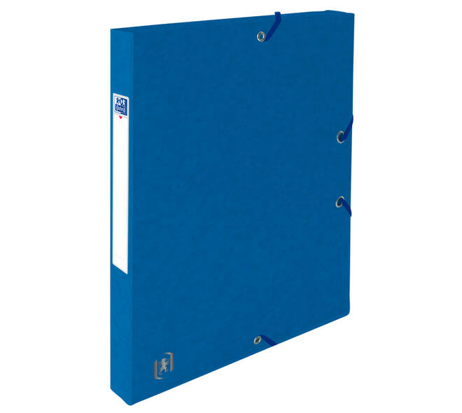 Elastobox Oxford Top File+ A4 25mm blauw