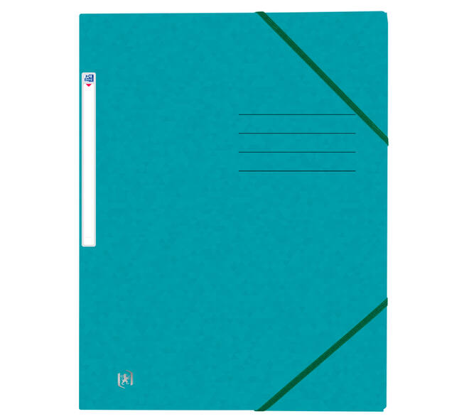 Elastomap Oxford Top File+ A4 aqua