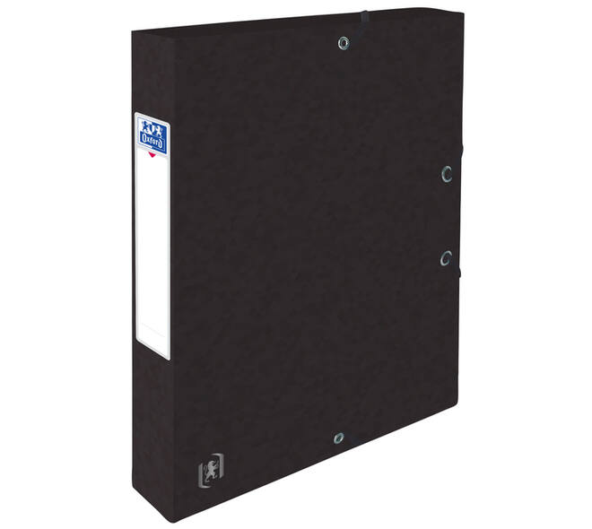 Elastobox Oxford Top File+ A4 40mm zwart