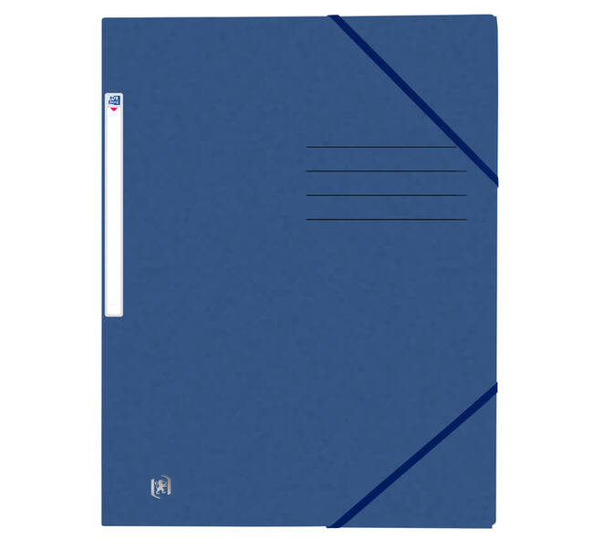 Elastomap Oxford Top File+ A4 donkerblauw
