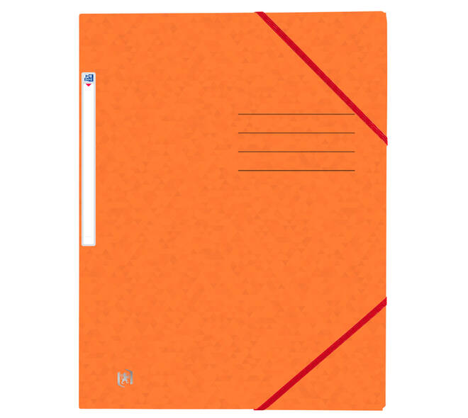 Elastomap Oxford Top File+ A4 oranje