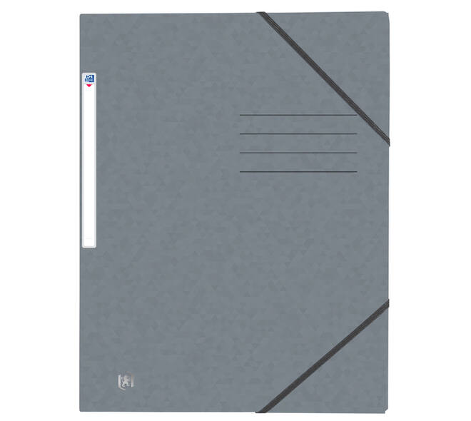 Elastomap Oxford Top File+ A4 grijs
