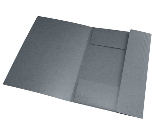 Elastomap Oxford Top File+ A4 grijs