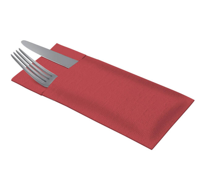 Pochette Tork Linstyle Premium 1-laags 390x390mm rood 509604