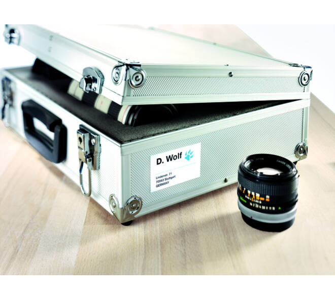 Etiket HERMA Power 10908 105x48mm wit 300 stuks