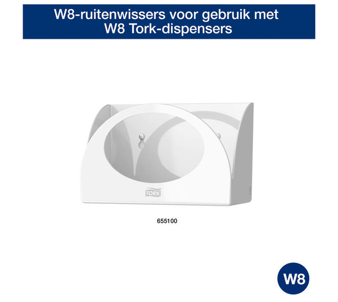 Reinigingsdoek Tork W8 Premium 1-laags 40 vel geel 194650