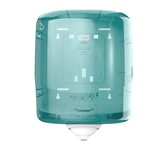 Handdoekroldispenser Tork M4 Performance Reflex turquoize 473180