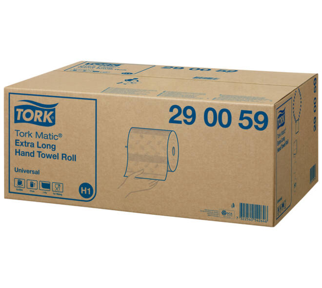 Handdoekrol Tork H1 Matic Universal 1-laags 280m wit 290059