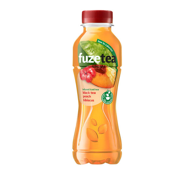 Frisdrank Fuzetea peach hibiscus petfles 400ml