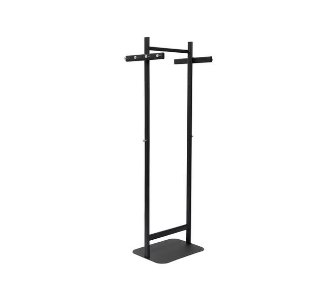 Garderoberek MAUL Salsa staand 172x52x40cm 40kg, 8 haken zwart RAL9004