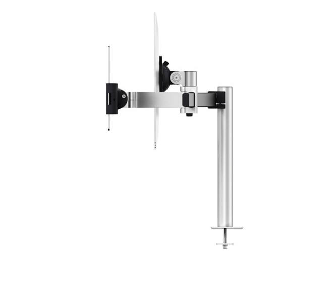 Monitorarm Durable met bladdoorvoer voor 1 scherm en 1 tablet