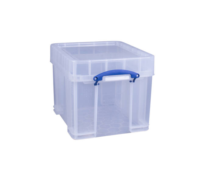 Opbergbox Really Useful 35 liter 480x390x345mm transparant wit