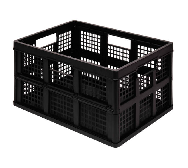 Opbergkrat Really Useful 45 liter 570x390x285mm opvouwbaar zwart