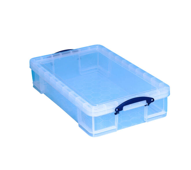 Opbergbox Really Useful 33 liter 710x440x165mm transparant wit