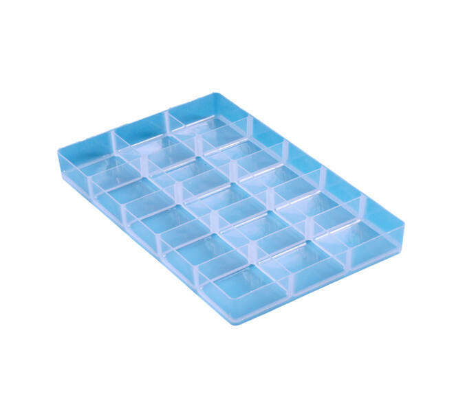 Vakkenverdeler Really Useful 4/9 liter15 vakken 342x215x35mm transparant