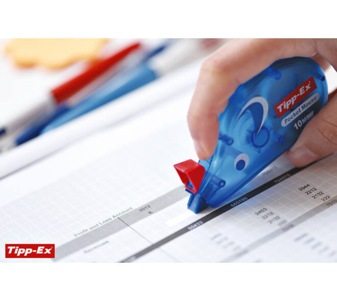 Correctietape Tipp-Ex pocket mouse 4.2mmx10m valuepack à 15+5 gratis