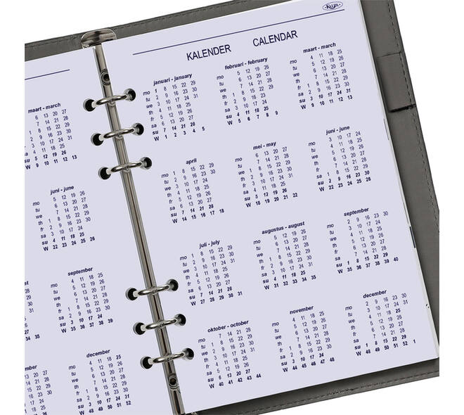 Agendavulling 2027 Kalpa A5 7dagen/2pagina's