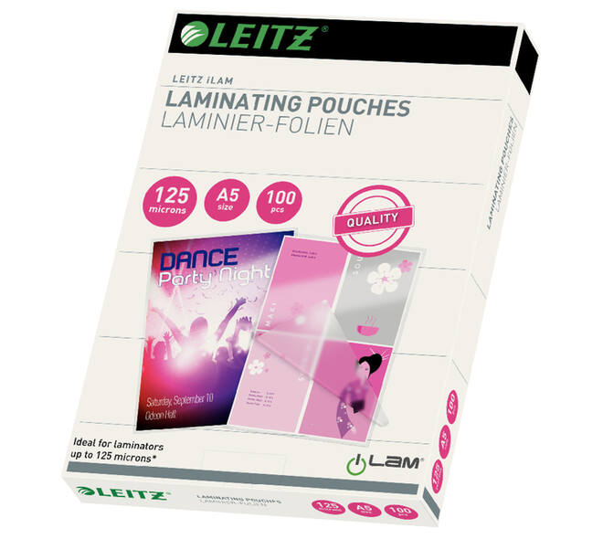 Lamineerhoes Leitz iLAM A5 2x125micron EVA 100stuks
