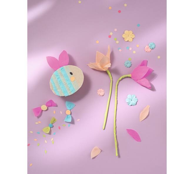 Crêpepapier Folia 50x200cm 10 rollen trendkleuren