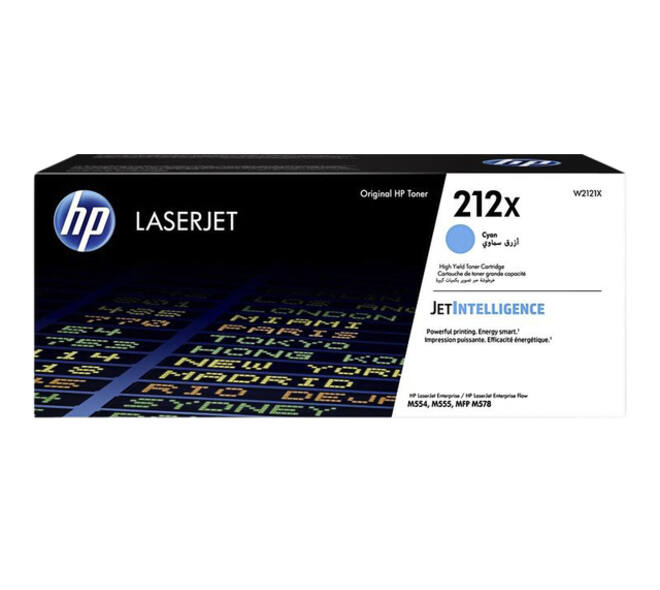 Tonercartridge HP W2121X 212X blauw