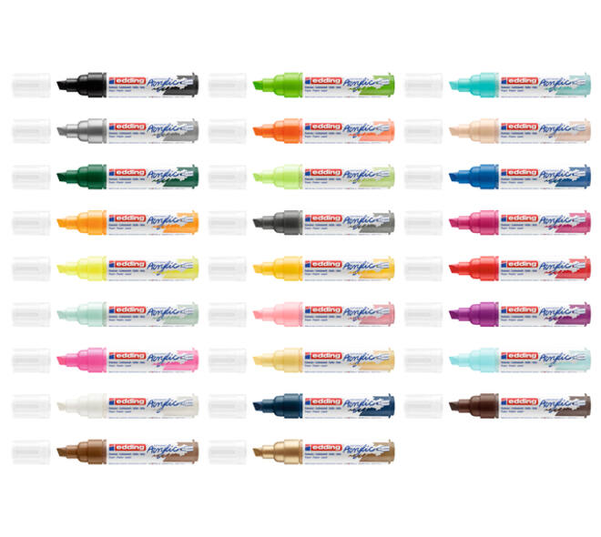 Acrylmarker edding e-5000 breed  zwart