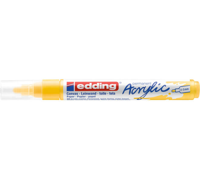 Acrylmarker edding e-5100 medium verkeersgeel