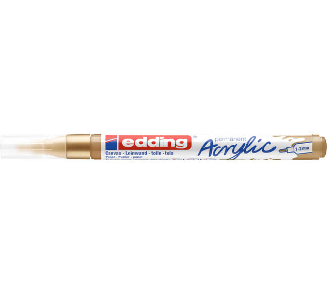 Acrylmarker edding e-5300 fijn rijkgoud
