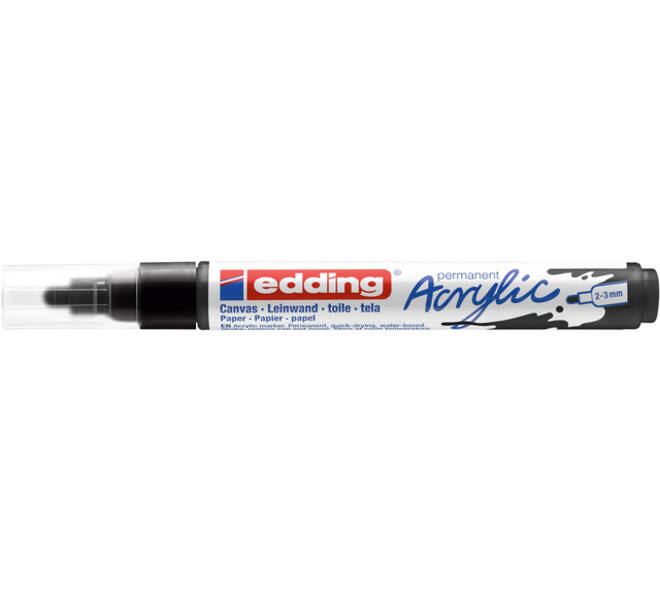 Acrylmarker edding e-5100 medium zwart