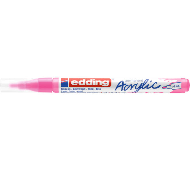 Acrylmarker edding e-5300 fijn elegant neon roze