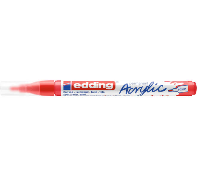 Acrylmarker edding e-5300 fijn verkeersrood