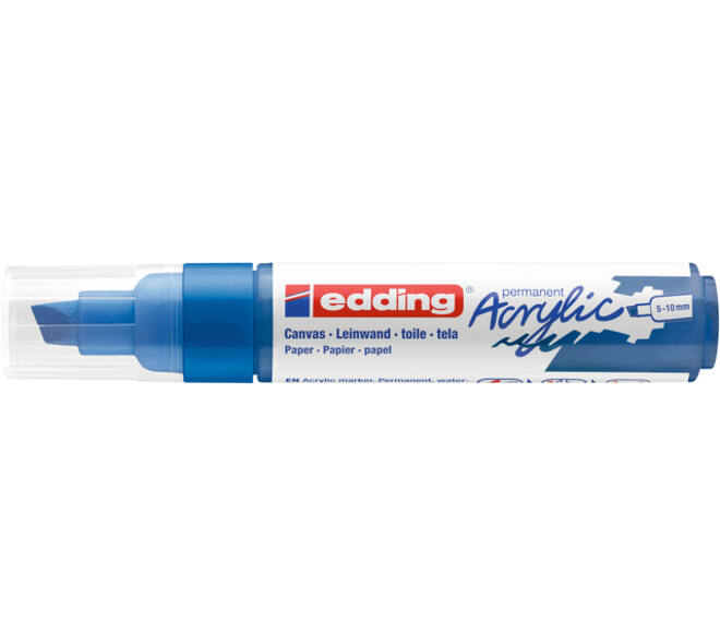 Acrylmarker edding e-5000 breed gentiaanblauw