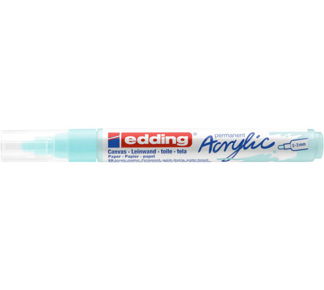 Acrylmarker edding e-5100 medium pastel blauw