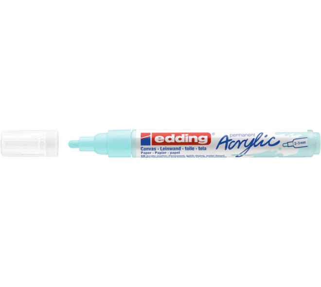 Acrylmarker edding e-5100 medium pastel blauw