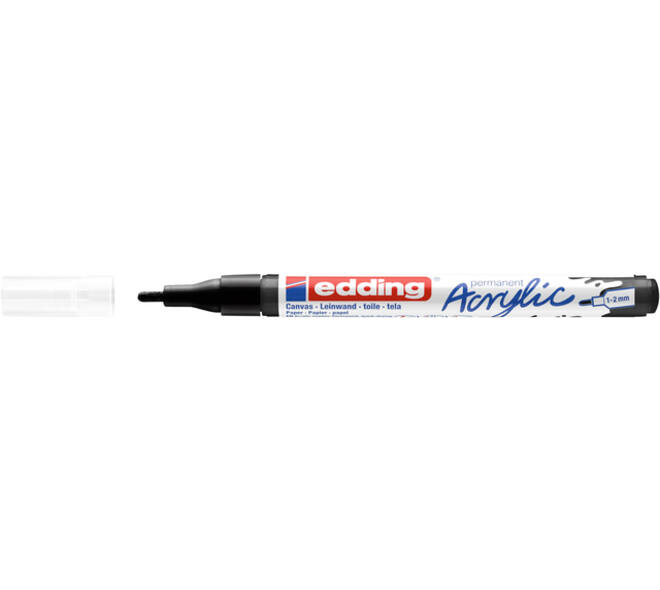Acrylmarker edding e-5300 fijn zwart