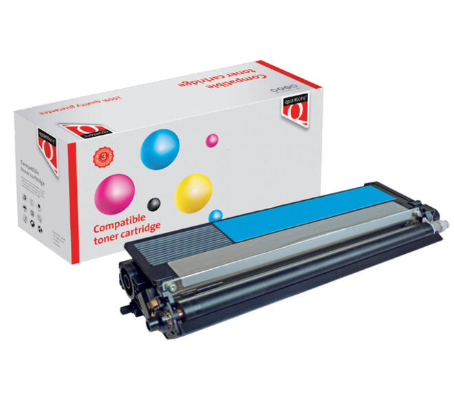 Toner Quantore alternatief tbv Brother TN-320C Blauw