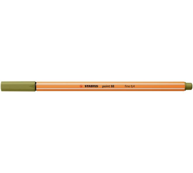 Fineliner STABILO point 88/37 fijn moddergroen