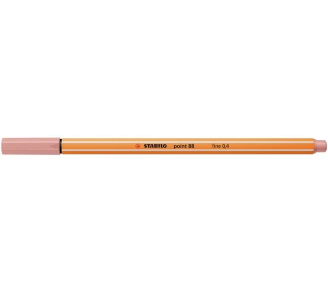 Fineliner STABILO point 88/28 fijn donkerblush