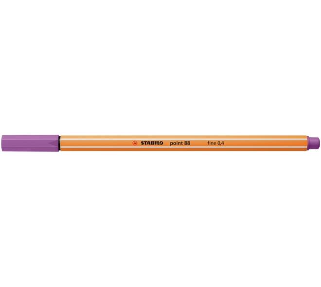 Fineliner STABILO point 88/60 fijn vergrijsd violet