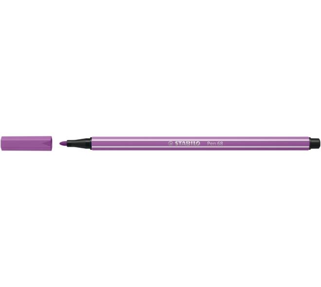 Viltstift STABILO Pen 68/60 medium vergrijsd violet