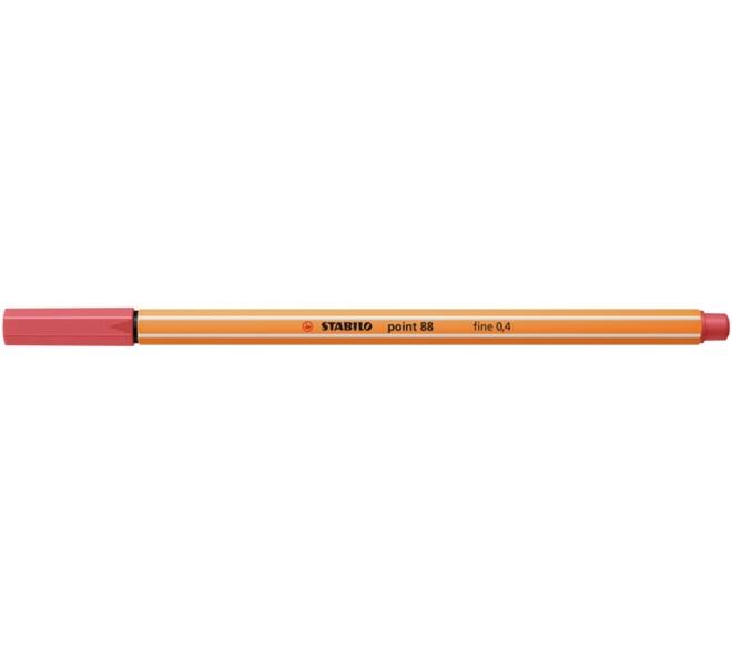 Fineliner STABILO point 88/47 fijn roestig rood