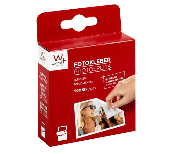 Fototape walther design 13x17mm wit 500 stuks