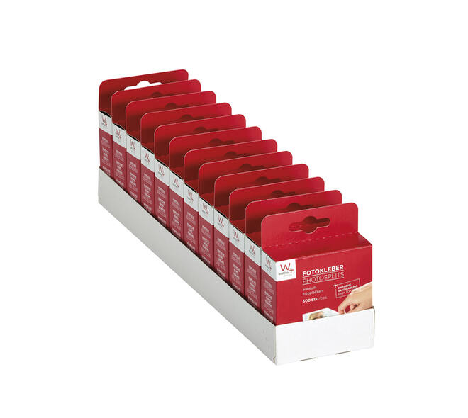 Fototape walther design 13x17mm wit 500 stuks